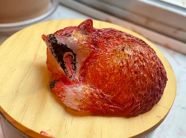 Thumbnail: glass foxes