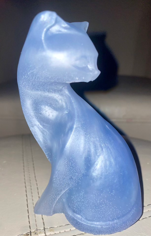 Thumbnail: glass animal cat decor