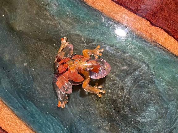 Thumbnail: glass animal frogs