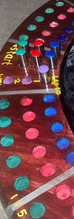 Thumbnail: Red Dragon Cribbage Board