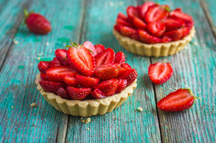 TARTES AUX FRAISES VEGAN & PALEO