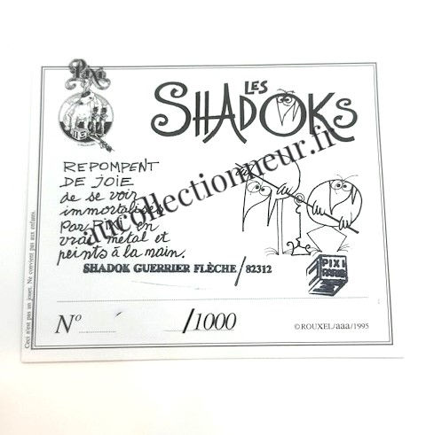Miniature : figurine pixi shadok fleche 82312 | au collectionneur