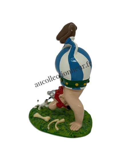 Miniature : FIGURINE PIXI 4225 OBELIX FAISANT L'EQUILIBRE DEVANT IDEFIX | Au Collectionneur