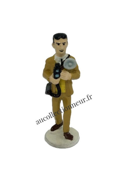 Miniature : FIGURINE TINTIN 46500 GINO LE PHOTOGRAPHE CARTE DE VOEUX | Au Collectionneur