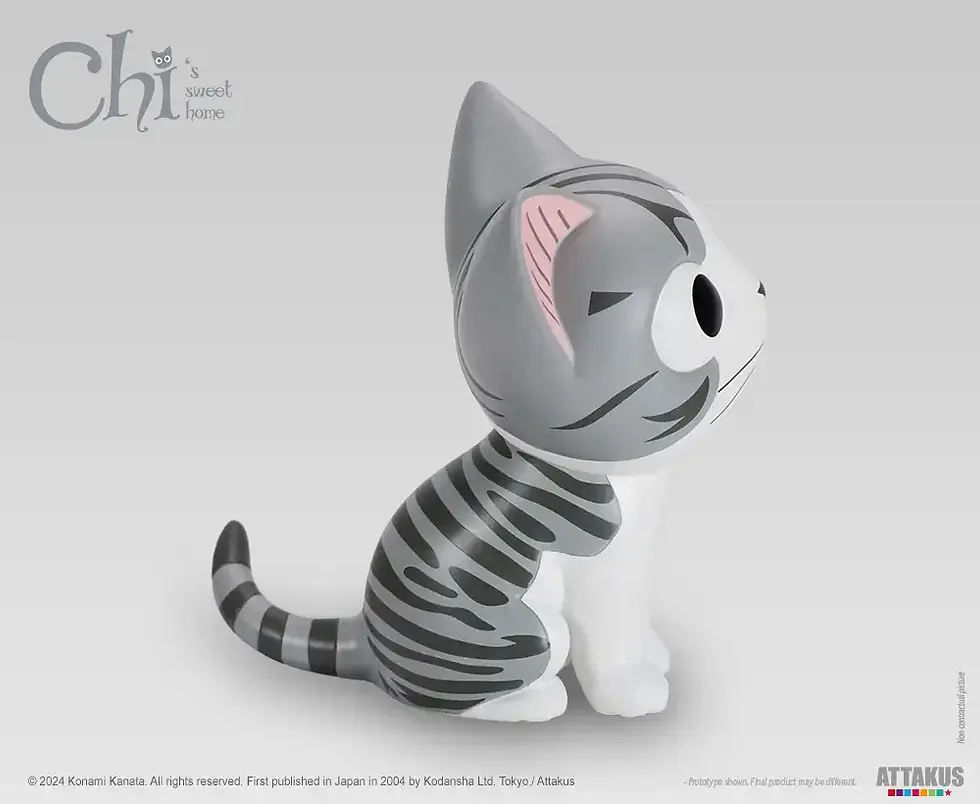 Miniature : FIGURINE DE CHAT CHI ASSIS UNE VIE DE CHAT KONAMI KANATA ATTAKUS CHI03