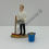 Miniature : FIGURINE TINTIN 46919 NESTOR BALAI HERGE MOULINSART PIXI
