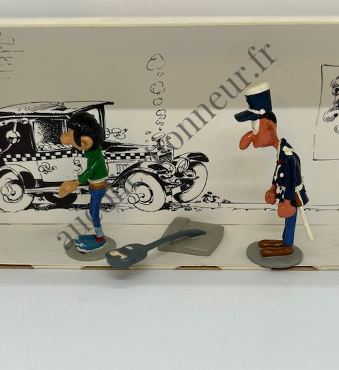 Miniature : FIGURINE PIXI 4688 GASTON LAGAFFE ET LONGTARIN | Au Collectionneur