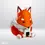 Miniature : FIGURINE KITSUNE ONIGIRI - MOGU PETS - REF 80257