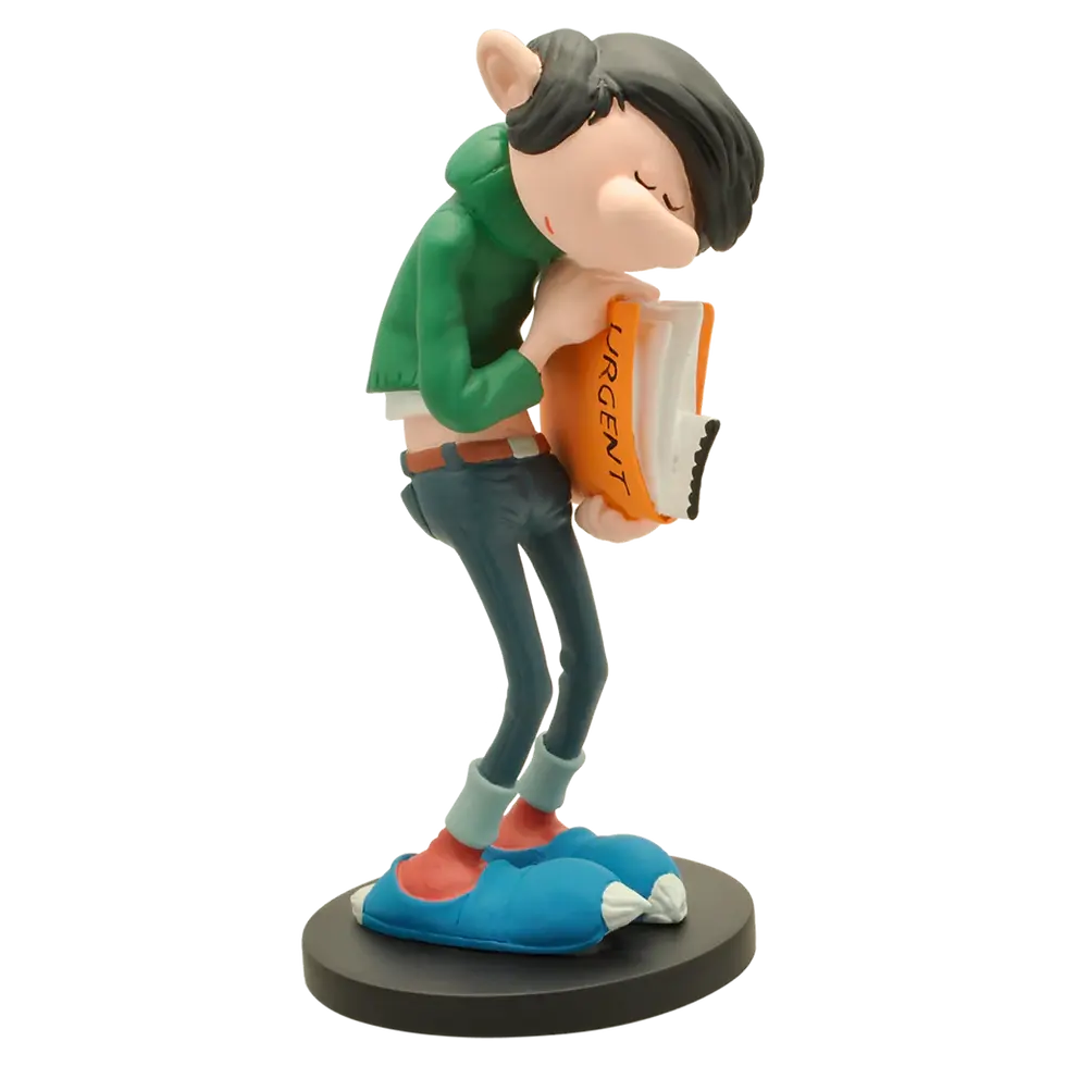 FIGURINE GASTON LAGAFFE DOSSIER URGENT - COLLECTOYS PIXI FRANQUIN