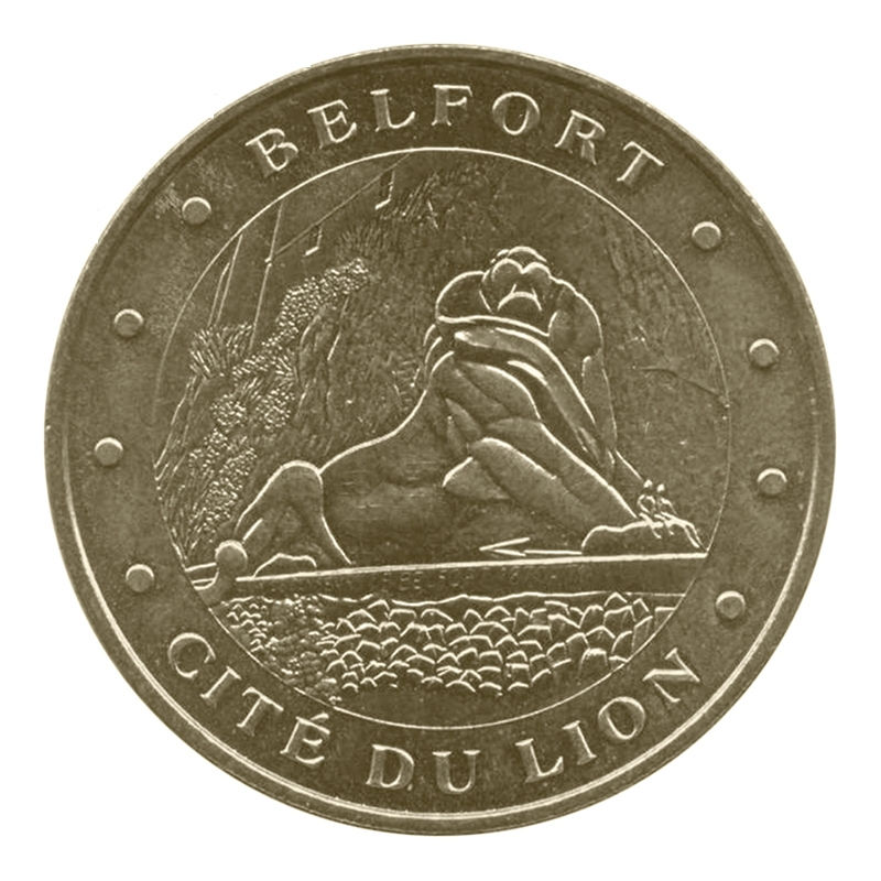 MDP 90 - BELFORT - CITE DU LION - 2007  Jeton Touristique de la Monnaie de Paris 34mm  Departement : 90
