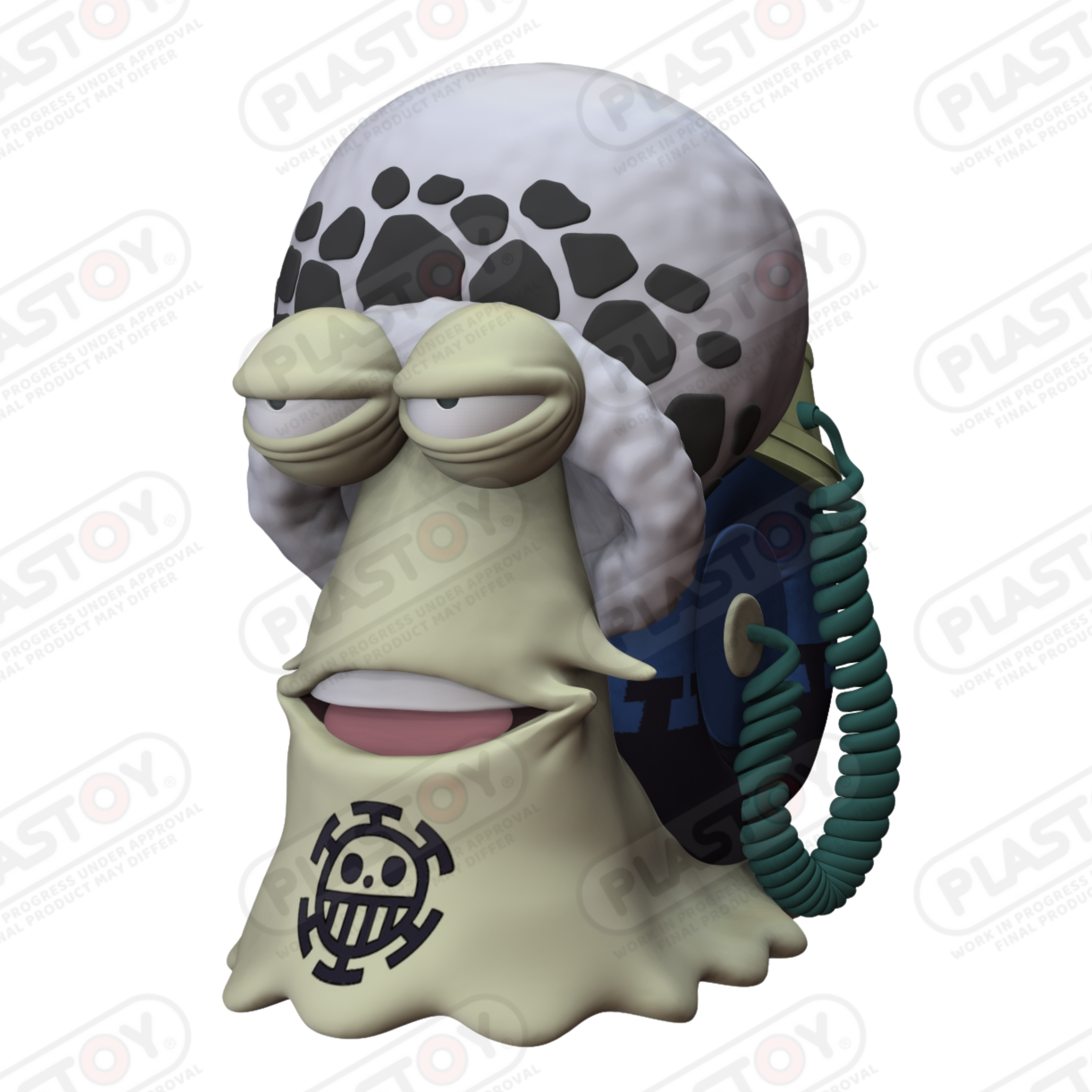 TIRELIRE FIGURINE ESCARGOPHONE LAW ONE PIECE REF 80290 EIICHIRO ODA