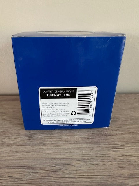 FIGURINE TINTIN DIORAMA 43109 AT HOME PIXI MOULINSART HERGE L'OREILLE CASSEE