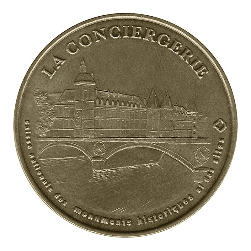 MDP 75001 - LA CONCIERGERIE - CNMHS - 2001  Jeton Touristique de la Monnaie de Paris 34mm  Departement : 75001