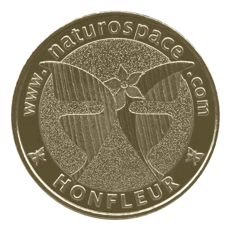 MDP 14 - HONFLEUR - NATUROSPACE - LE LOGO - 2012  Jeton Touristique de la Monnaie de Paris 34mm  Departement : 14