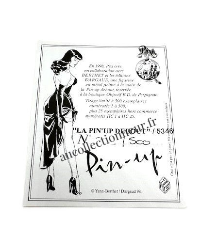 Miniature : FIGURINE PIXI 5346 LA PIN-UP DEBOUT BERTHET | Au Collectionneur