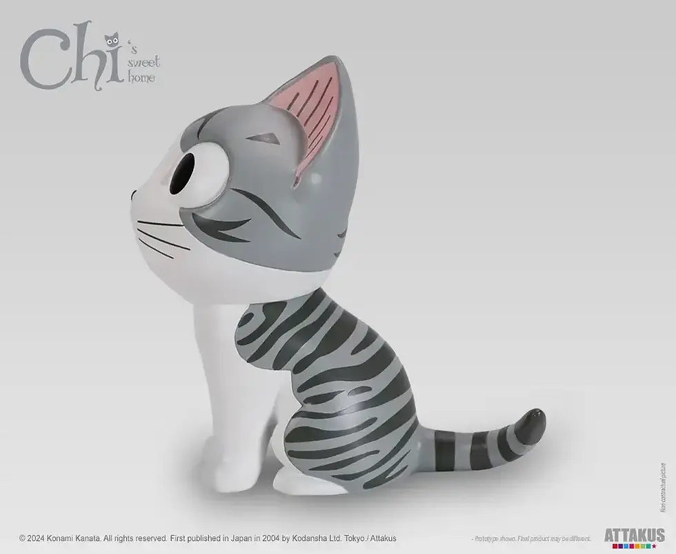 Miniature : FIGURINE DE CHAT CHI ASSIS UNE VIE DE CHAT KONAMI KANATA ATTAKUS CHI03