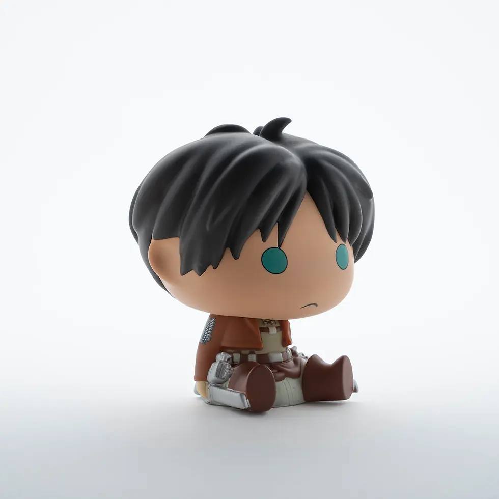 TIRELIRE FIGURINE CHIBI EREN L'ATTAQUE DES TITANS REF 80074 | Au Collectionneur
