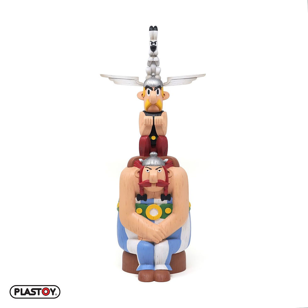 FIGURINE TOTEM ASTERIX OBELIX IDEFIX 40CM REF 369 | Au Collectionneur