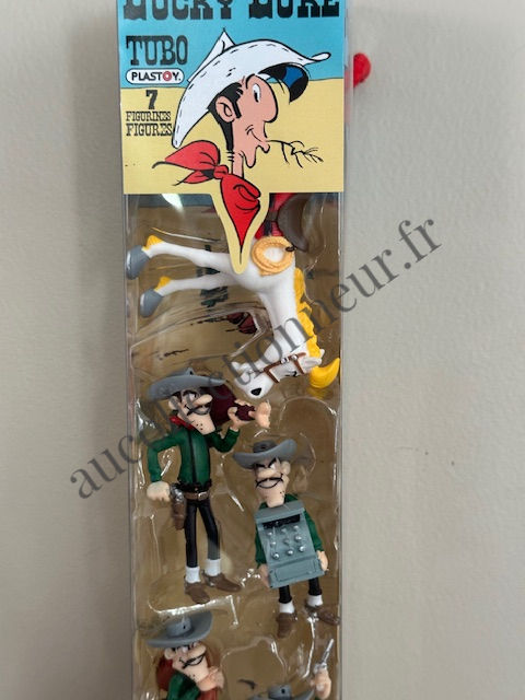 Miniature : LOT DE 7 FIGURINES LUCKY LUKE RANTANPLAN LES DALTON TUBO - REF 70387