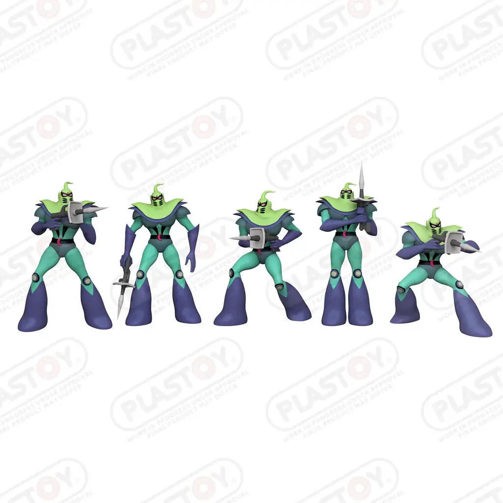 LOT DE 7 FIGURINES SOLDATS DE VEGA PVC GOLDORAK REF 70231  | Au Collectionneur