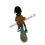 Miniature : FIGURINE PIXI 4699 GASTON LAGAFFE SUR MINI VELO | Au Collectionneur