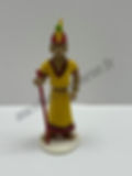 FIGURINE TINTIN 46978 L'INCA CARTE DE VOEUX 1 HERGE MOULINSART PIXI