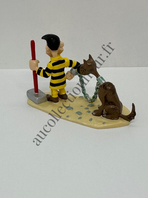 Miniature : FIGURINE PIXI 5461 JOE DALTON ENCHAINE A RANTANPLAN COLLECTION MORRIS LUCKY LUKE