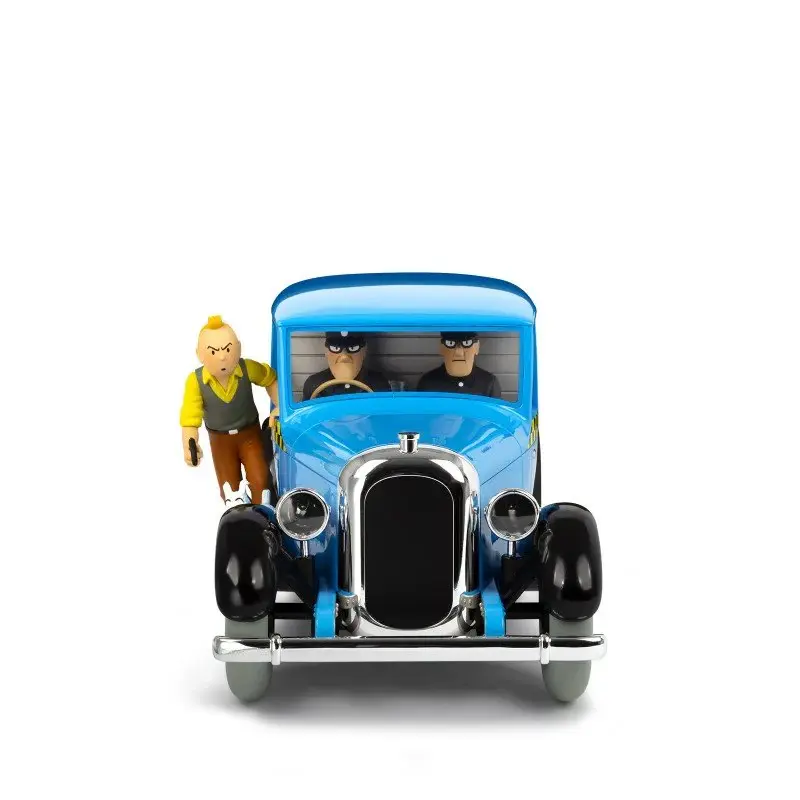 Miniature : STATUE FIGURINE TINTIN 44503 LE TAXI DE CHICAGO AMERIQUE | Au Collectionneur