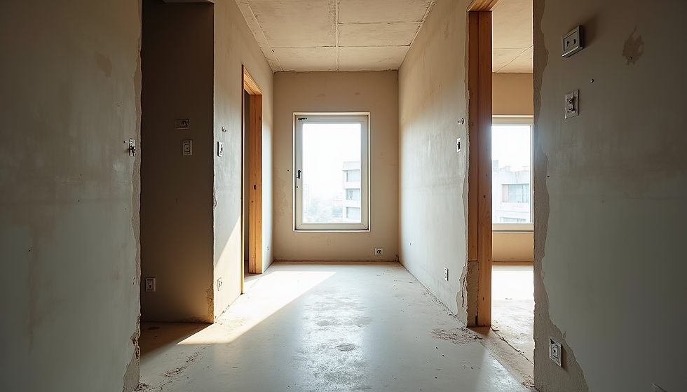Modern Bangalore apartment renovation in progress