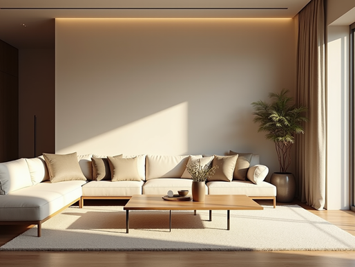 Contemporary living room designed by the leading Bangalore interior design firm - Arkaa Spaces