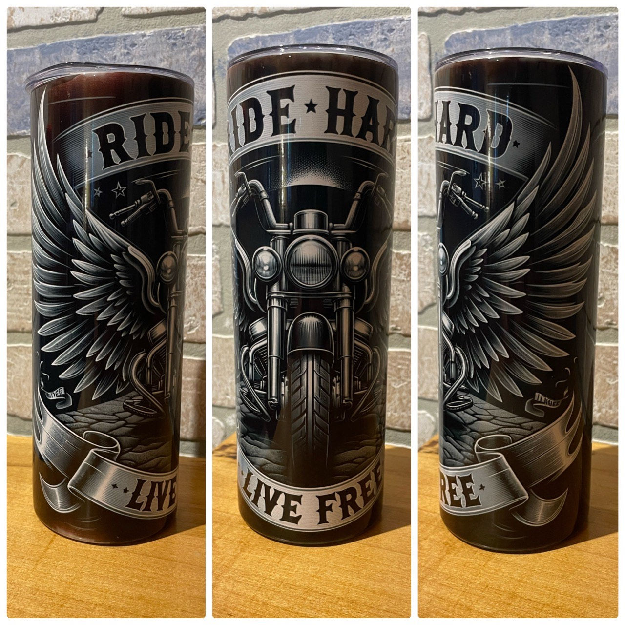 Ride Hard, Live Free Tumbler