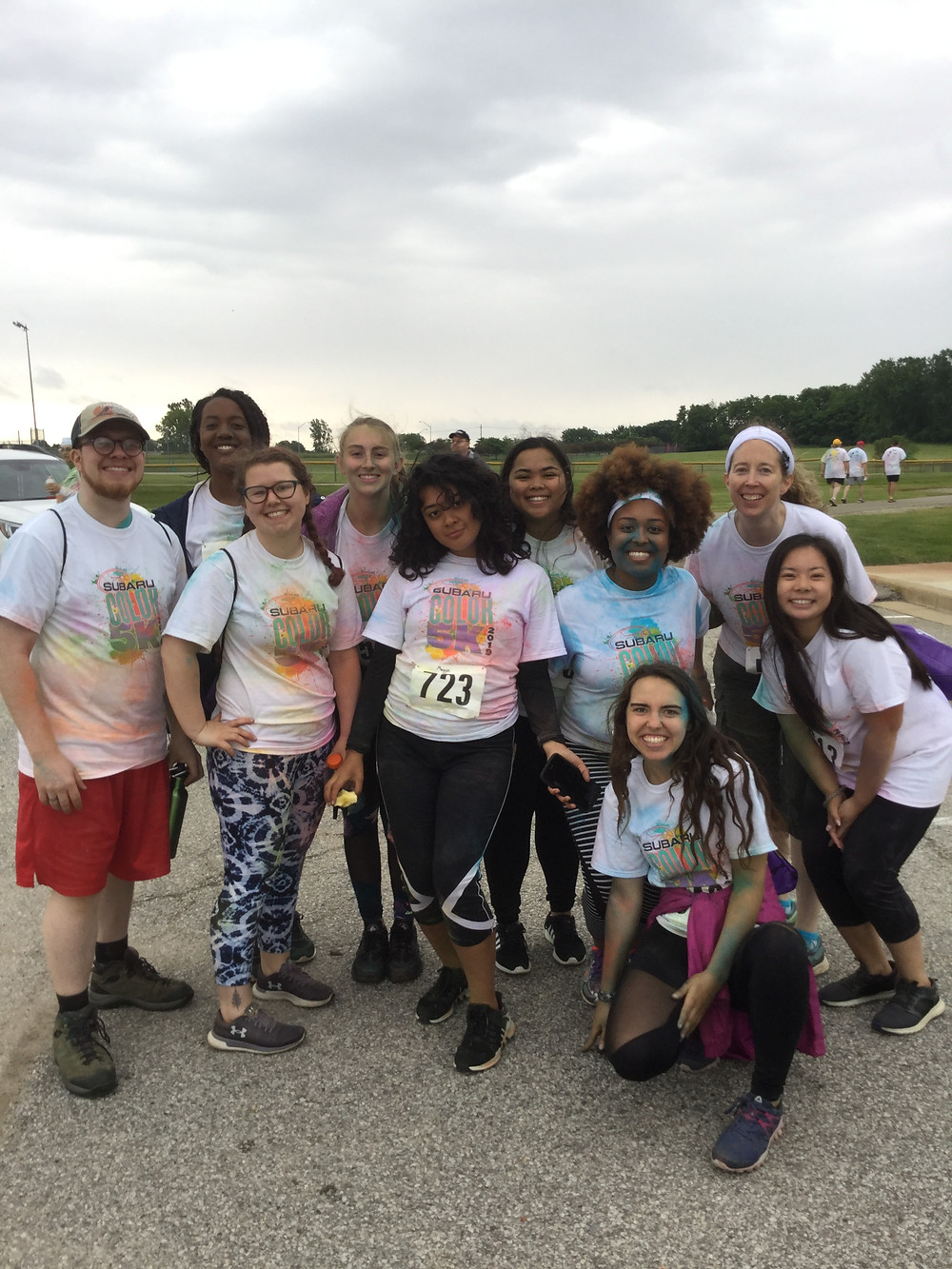 Post color run picture