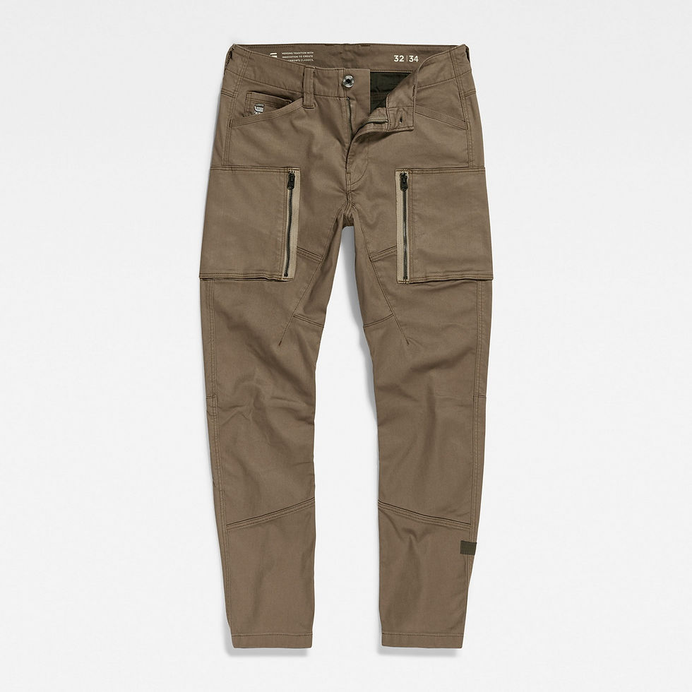 תמונה ממוזערת: Zip pkt 3D skinny cargo