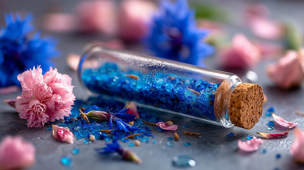 Dreama’s Rose + Blue Cornflower Bath Soak — Harmony & Vision Ritual