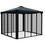 Thumbnail: Canopia Ledro Grey Rectangular Gazebo, (W)2.95m (D)2.95m