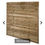 Thumbnail: Pressure Treated Decorative Flat Top Timber Fence Panel 6ft x 6ft Multi Packs