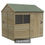 Thumbnail: 8 x 6ft 4Life Reverse Apex Overlap Pressure Treated Shed