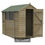 Thumbnail: 5 x 7ft 4Life Apex Overlap Pressure Treated Shed with Base