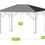 Thumbnail: Gazebo 12ft x 16ft (3.7m x 4.9m) With Double Privacy Wall