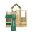 Thumbnail: Modular Wooden Climbing Frame Adventure Playset - M22 Shop & Den