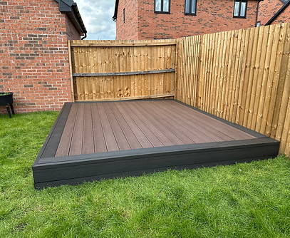 Mocha and Graphite composite decking installation in Westhoughton Bolton.jpeg