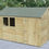 Thumbnail: 12 x 8ft Reverse Apex Shed with Base