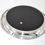 Thumbnail: Round Black Formica And Silver Tray