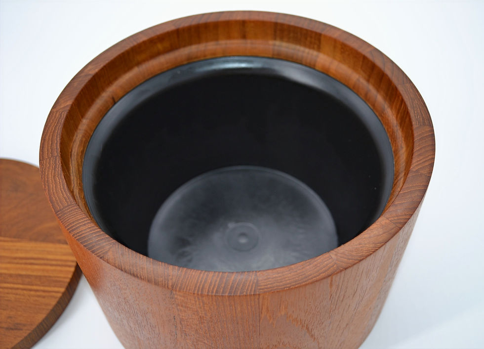 Thumbnail: MCM, 1960's, Jens Quistgaard, Dansk,Teak Ice Bucket with Lid