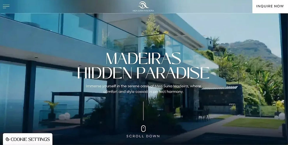 Elegant website design
