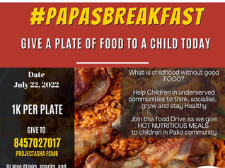 Feed I,000 Initiative; Providing Nutritious Healthy Food to Children in Communities