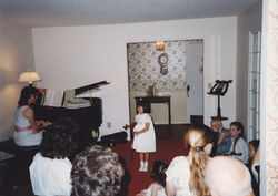 Erika's first recital