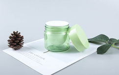 double layer pet jars