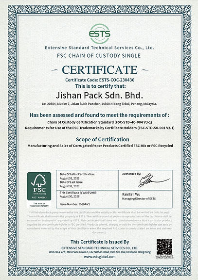 FSC™ Certified