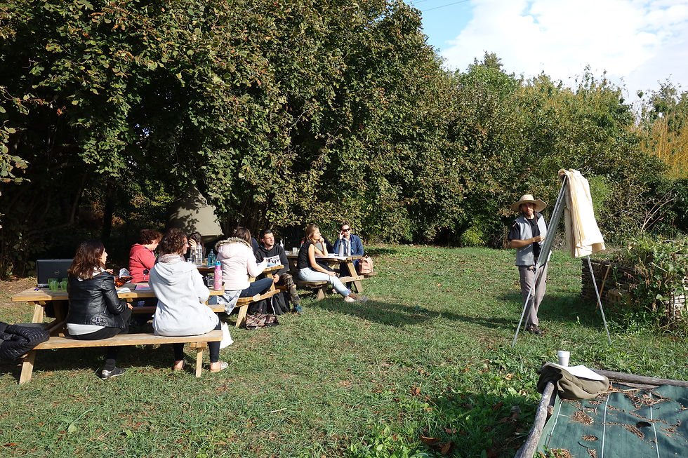 Formation permaculture avec Fabien Tournan : jour 1